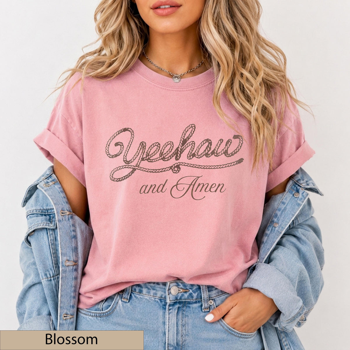 Yeehaw and Amen - Short Sleeve Tee