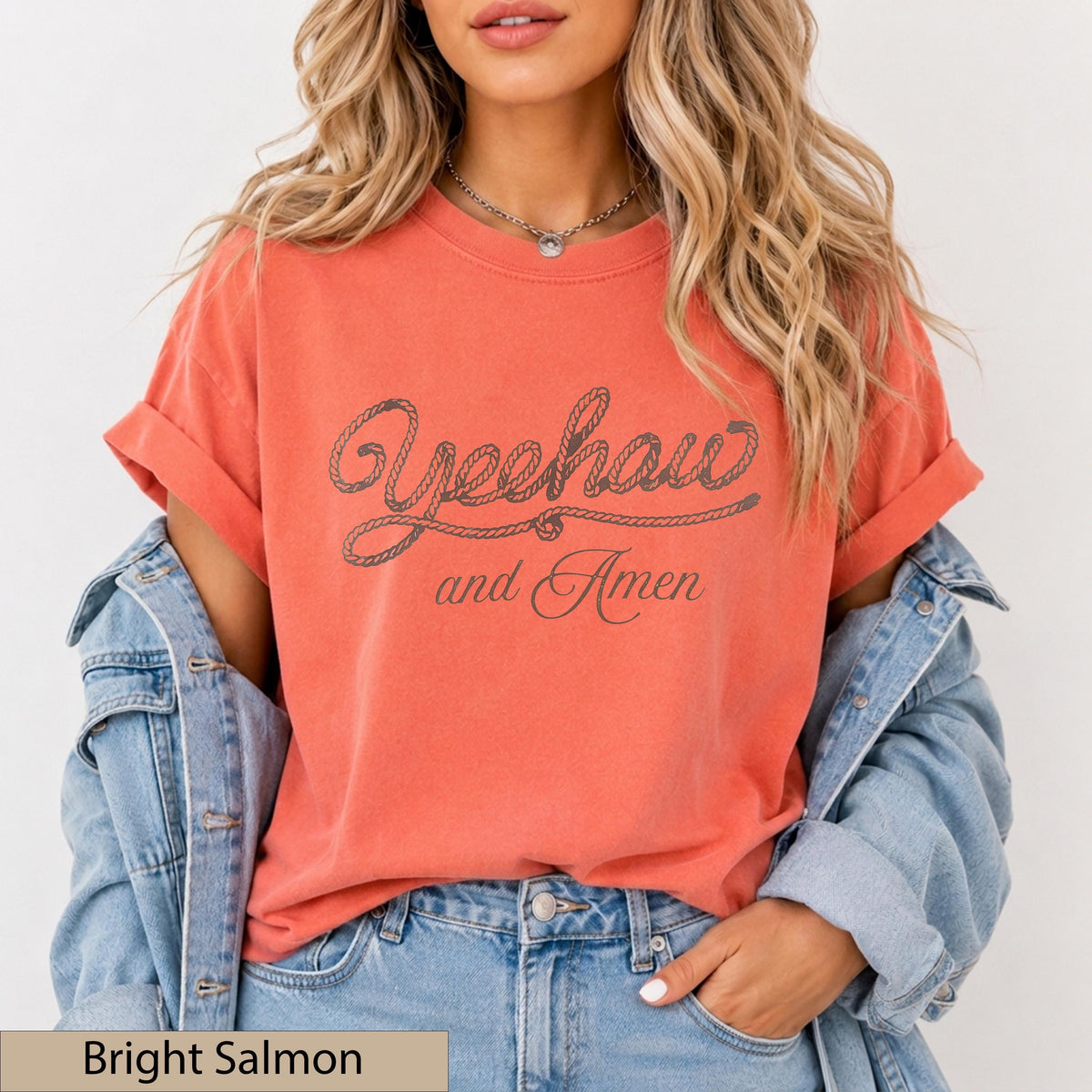 Yeehaw and Amen - Short Sleeve Tee