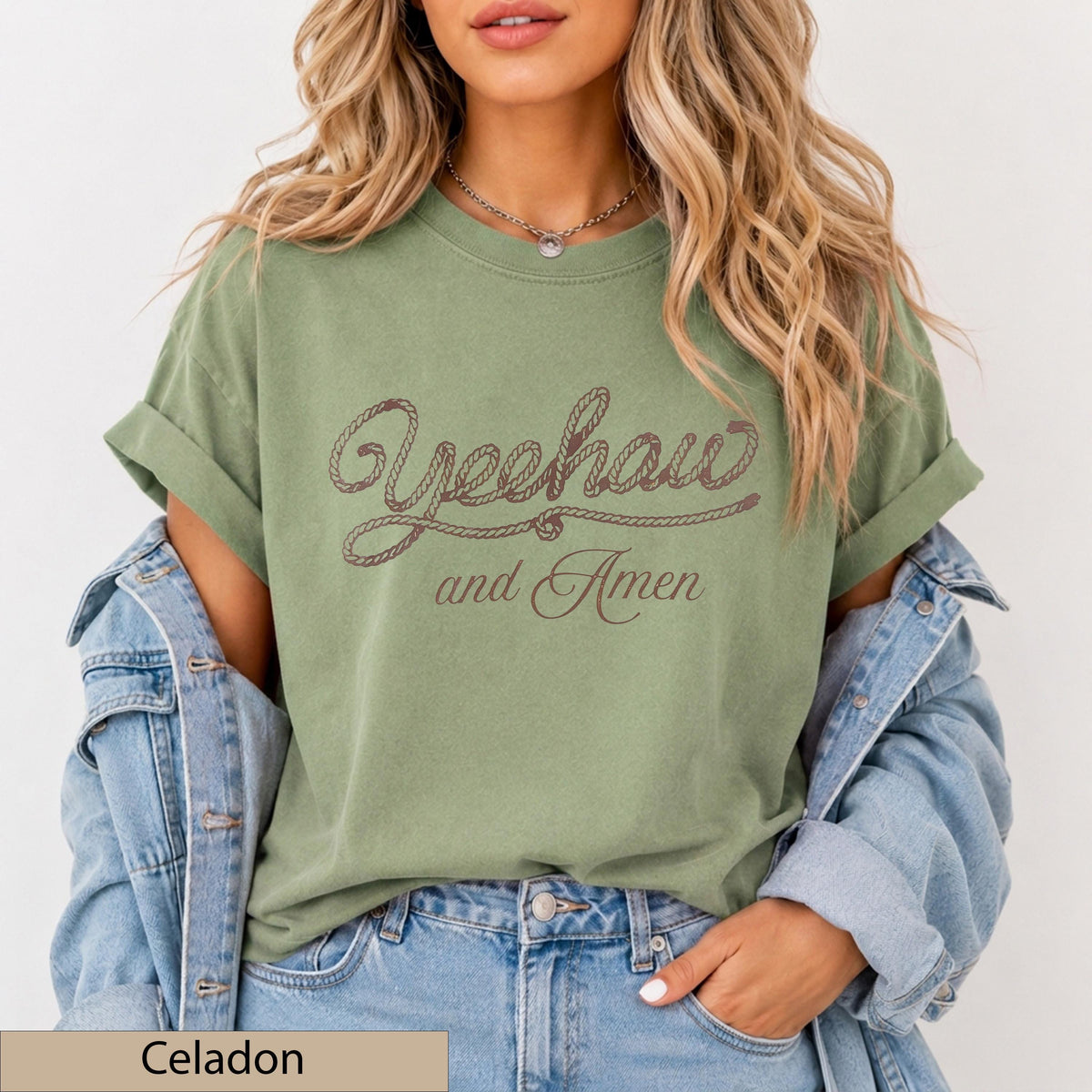 Yeehaw and Amen - Short Sleeve Tee