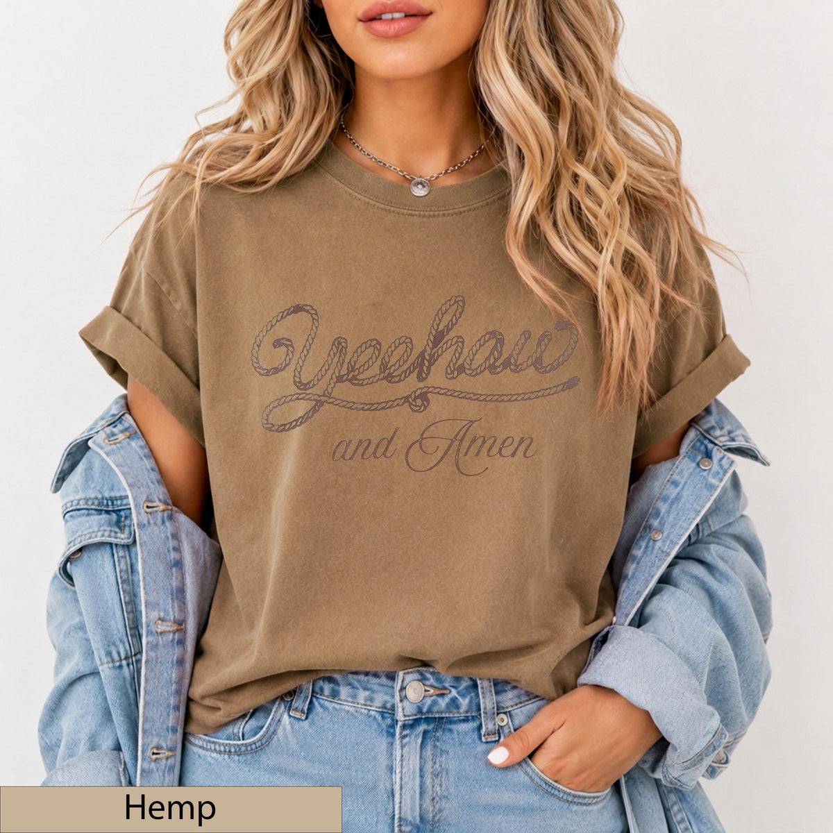Yeehaw and Amen - Short Sleeve Tee